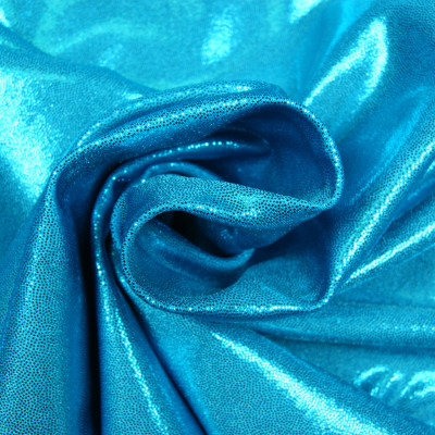 Glitter/Dans lycra 4way stretch aqua