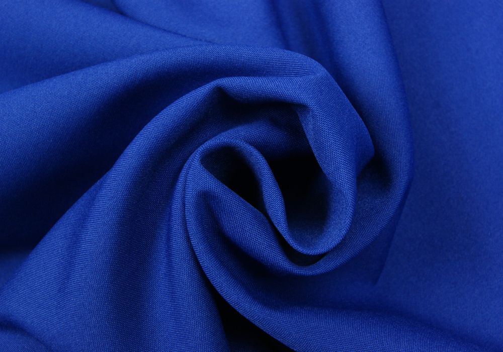 Texturé kobalt 280cm breed brandvertragend + certificaat (30mtr)