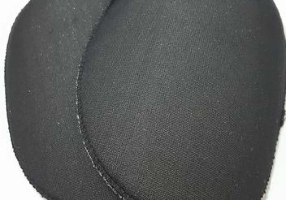 Schoudervullingen raglan zwart (1 paar)