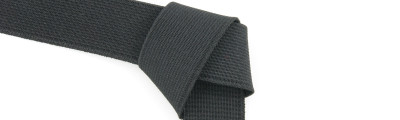Band Elastiek op Rol (25 mtr) - Zwart 25 mm