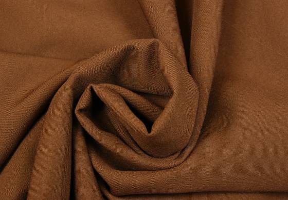 Texturé bruin 280cm breed brandvertragend + certificaat (30mtr)