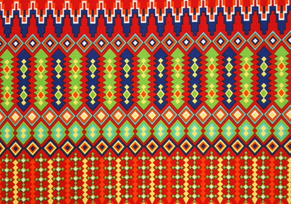 Decoratiestof Mexicaans/Azteken grafisch