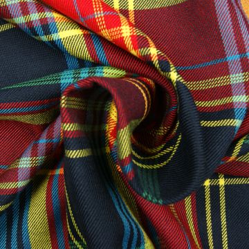 Schotse ruit rood/geel/blauw