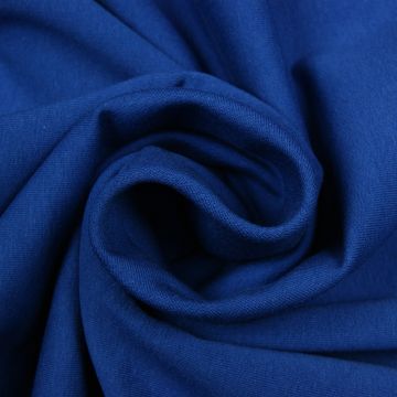 Joggingstof stretch kobalt