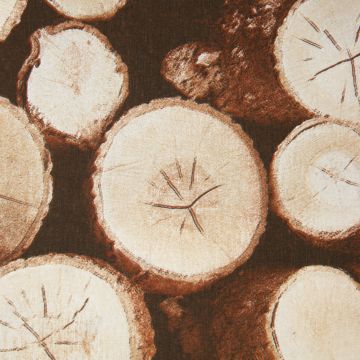 Dekostoff Baumstämme