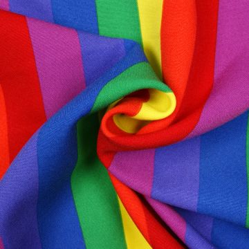 Texturé Regenbogen Streifen 3cm