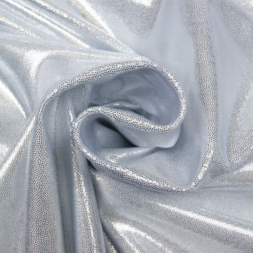Glitzer/Tanz lycra vier-wege-stretch silber