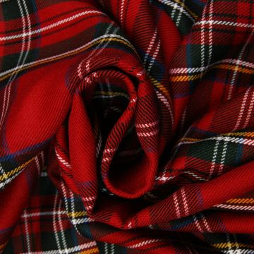 Schotse ruit rood groot