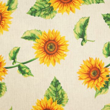 Dekostoff Sonnenblumen