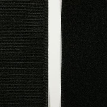 Klettband schwarz 50mm