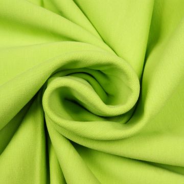 Joggingstof stretch lime