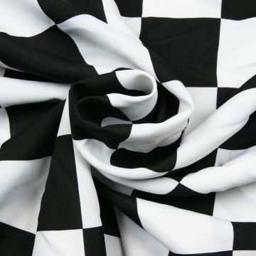 Texturé schwarz/weiß Zielflagge