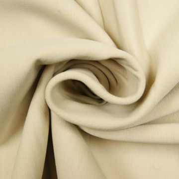 Joggingstof stretch beige