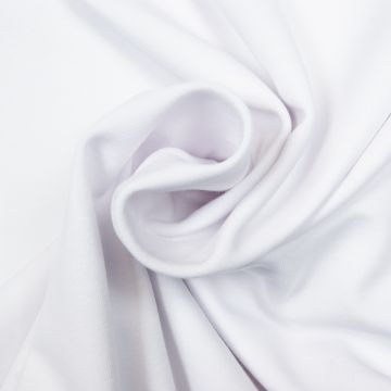Uni tricot katoen wit