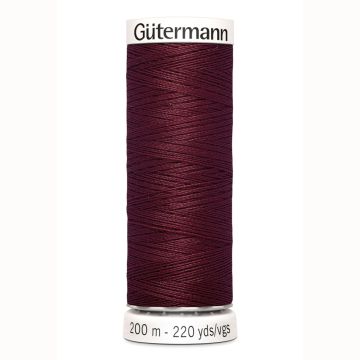 Gütermann naaigaren 200mtr donker bordeaux nr.369