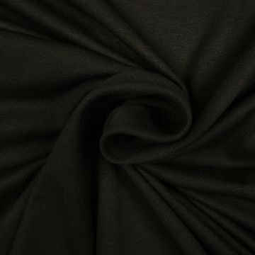 Uni tricot viscose zwart
