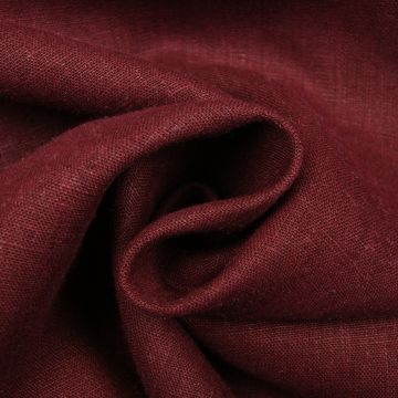 Linnen gewassen bordeaux