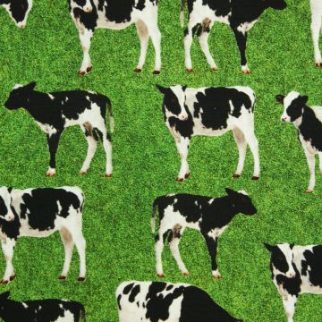 Digitale fotoprint tricot koeien