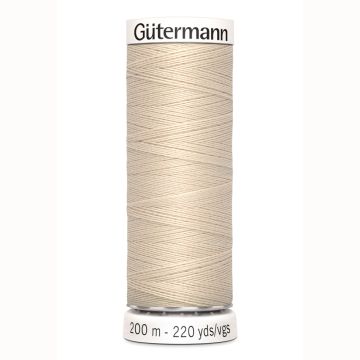 Gütermann naaigaren 200mtr licht beige nr.169