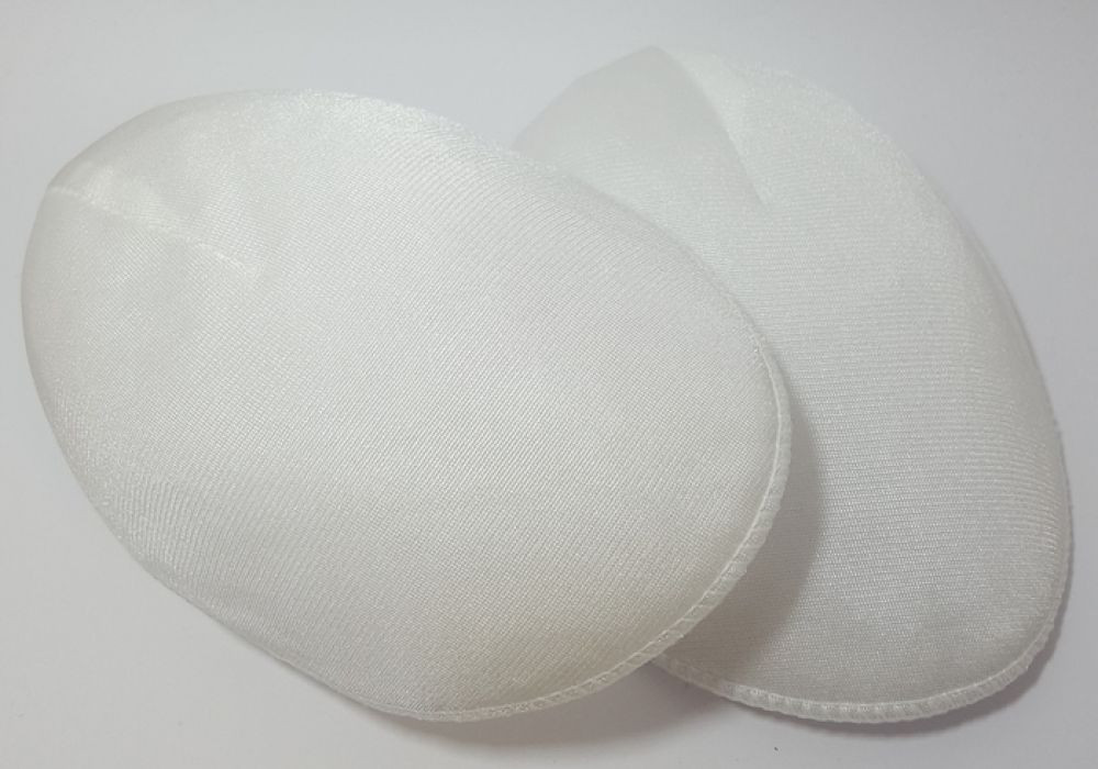 Schoudervullingen raglan wit (1 paar)