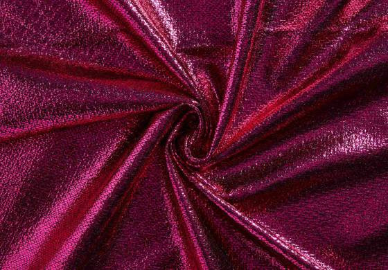 Glitterstof Fuchsia Chanel