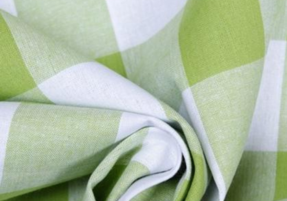 Boerenbont lime ruit