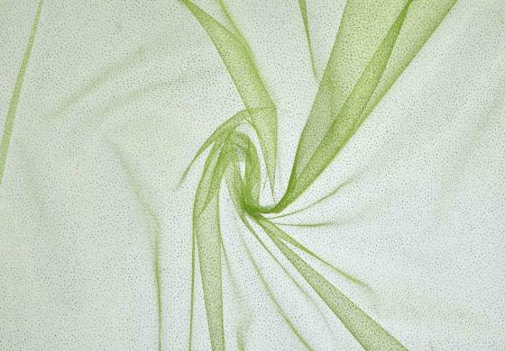 Tule glitter lime groen