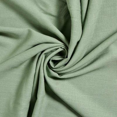 Linnen Viscose Olijfgroen