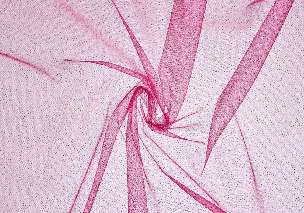 Glitter tule roze