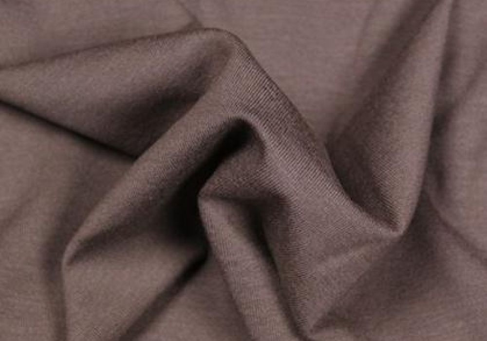 Uni tricot viscose taupe