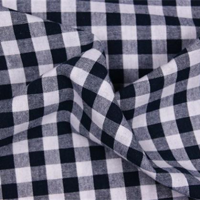 Boerenbont marine-blauw ruit 10mm