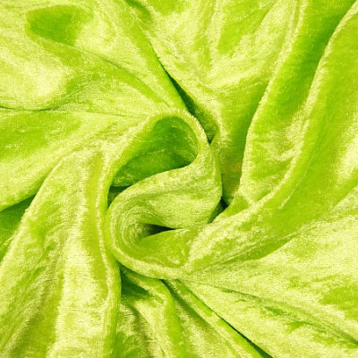 Velours de Panne Lime Groen