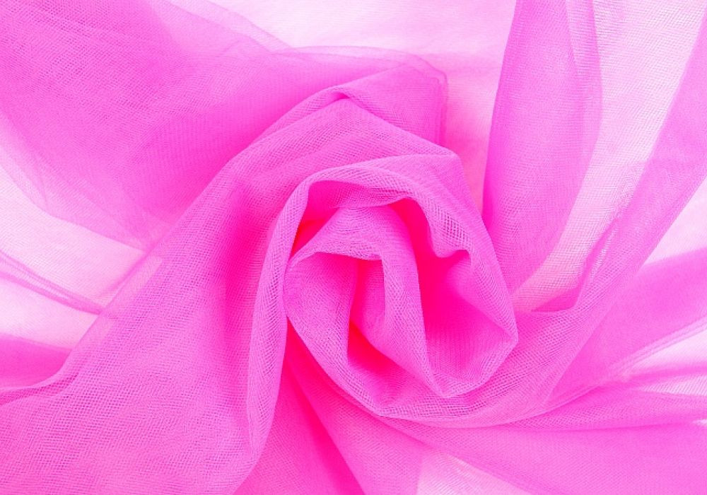 Bruidstule Fuchsia Roze