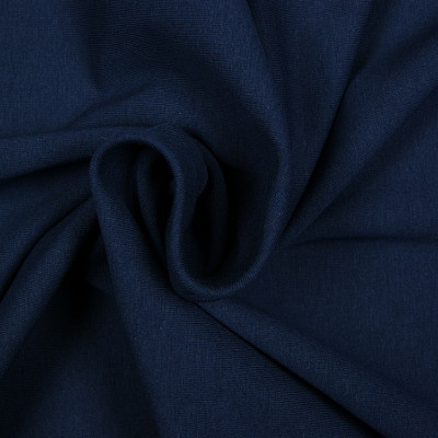 Uni tricot katoen blauw marine