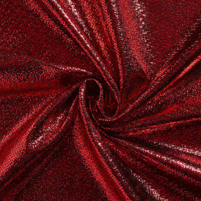 Glitterstof Chanel Rood