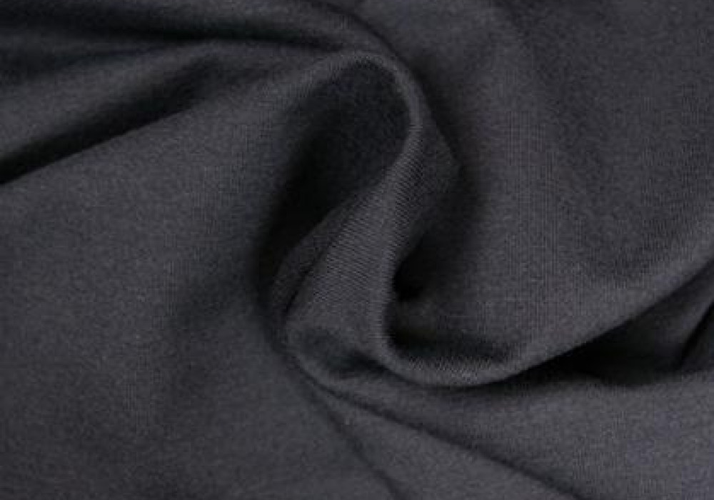 Uni tricot viscose grijs