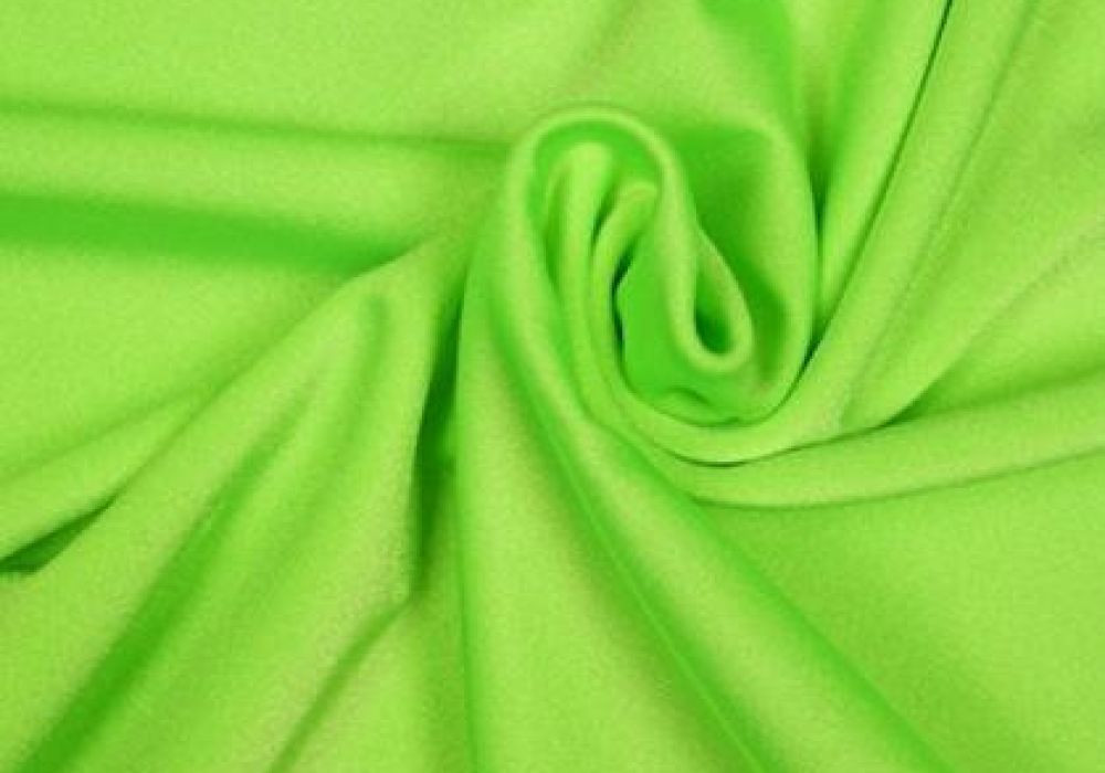 Lycra Stof Fluor Groen Spandex