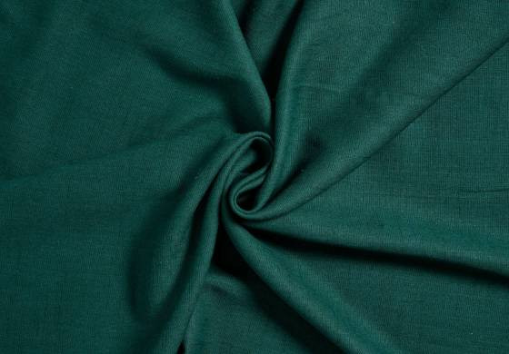 Linnen Viscose stof - Petrol