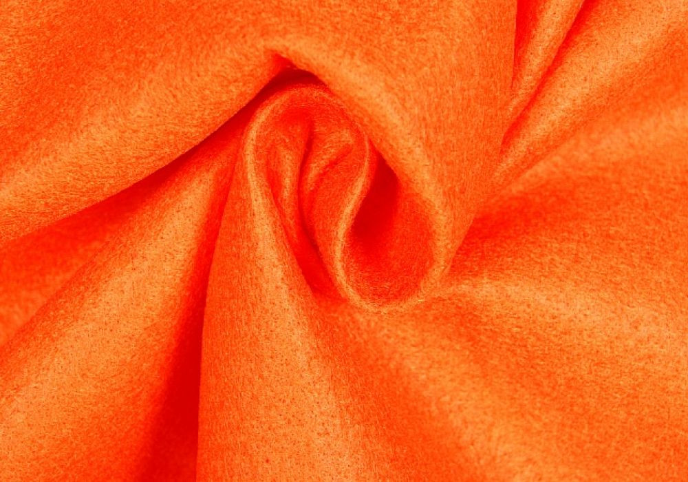 Vilt oranje 1,5mm dik