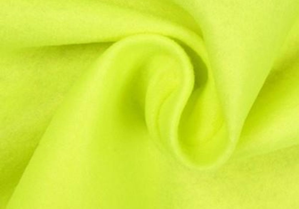 Vilt fluor geel 1,5mm dik