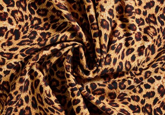 Stof Panterprint Texture Terlenka