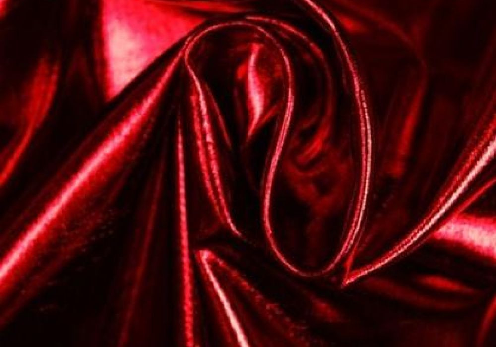 Lamé stretch rood