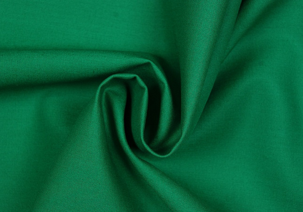 Katoen smaragd uni 100%