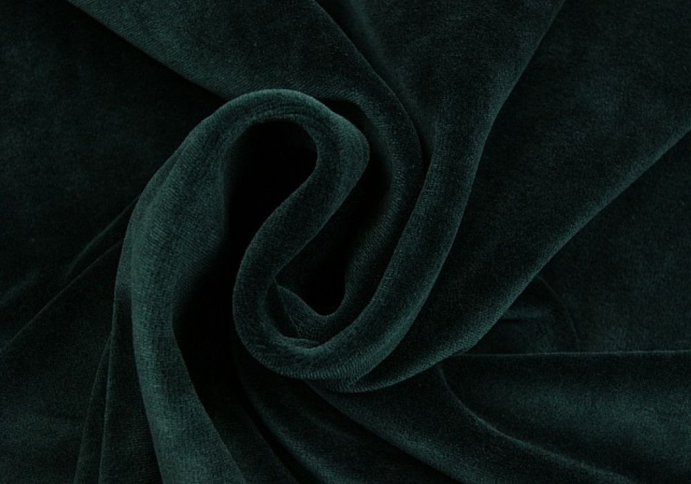 Nicky velours groen donker