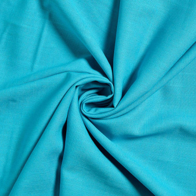 Linnen Viscose Aqua Blauw