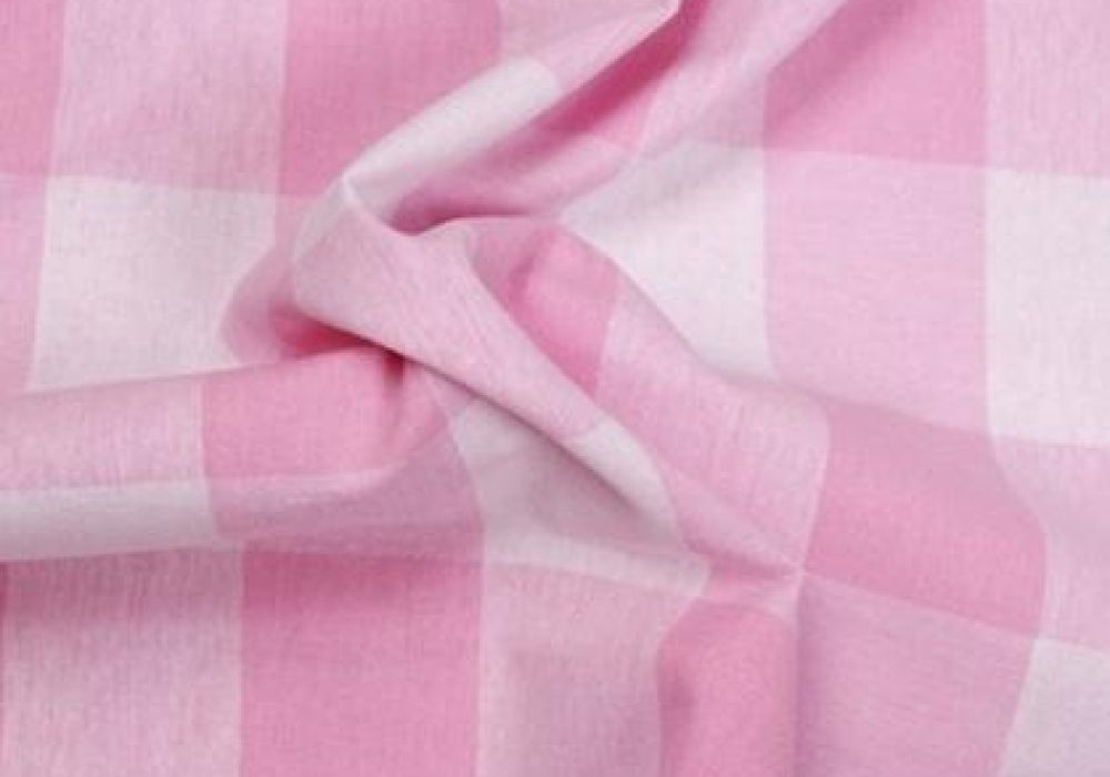 Boerenbont roze ruit 40mm