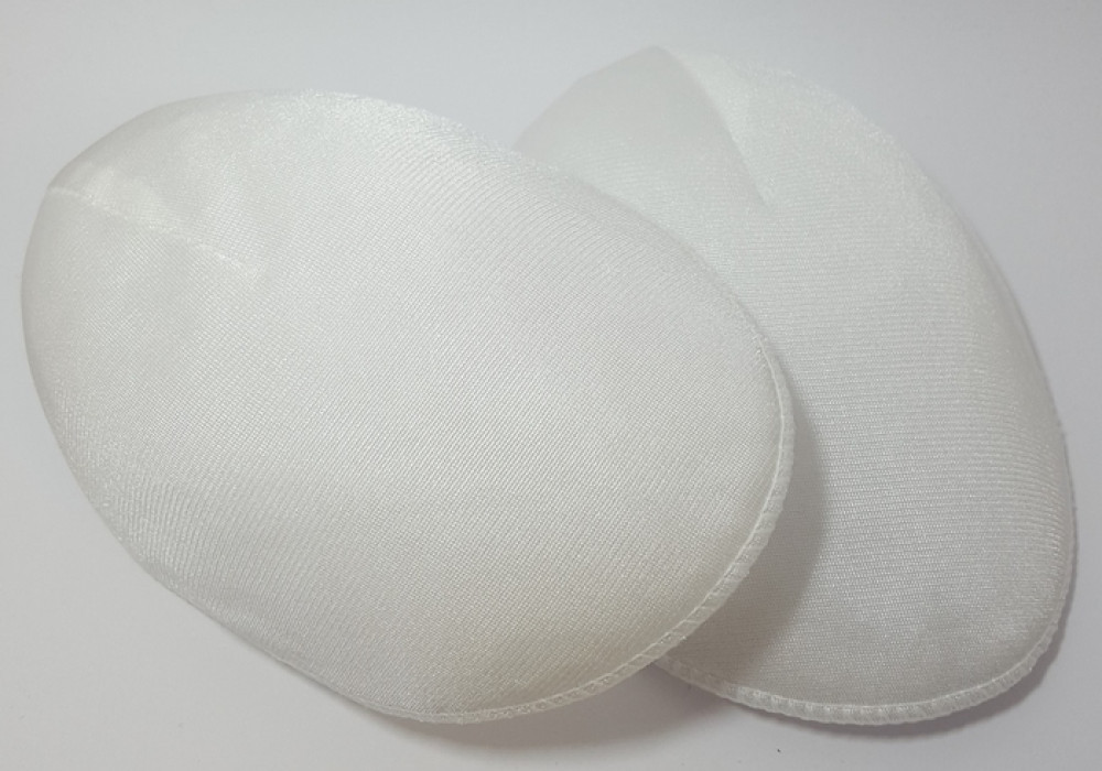 Schoudervullingen raglan wit (1 paar)