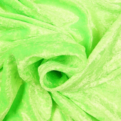 Velours de Panne fluor-groen