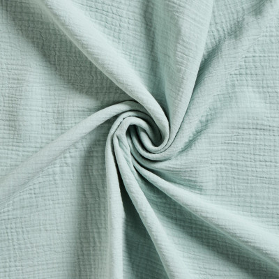 Mousseline / Hydrofiel Stof Licht Muntgroen