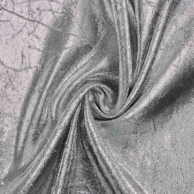 Lurex Metallic Crush Zilver